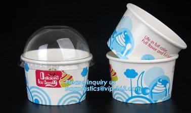 Customized compostable biodegradable 12 oz dessert icecream ice cream cup with lid for ice cream icecream bagease packa supplier