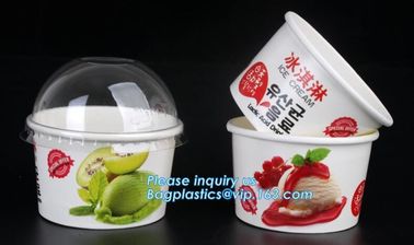 Customized compostable biodegradable 12 oz dessert icecream ice cream cup with lid for ice cream icecream bagease packa supplier