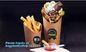 french fries and chips paper package cone or box,food take away box, paper donut packaging box,printed paper french frie supplier