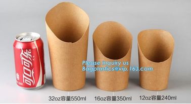 French fries cone,chips french fries packaging,Size Kraft Cardboard Cone French Fries Printed Paper Cones bagease packag supplier