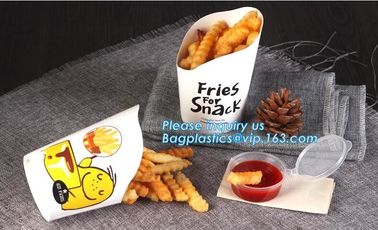 French fries cone,chips french fries packaging,Size Kraft Cardboard Cone French Fries Printed Paper Cones bagease packag supplier