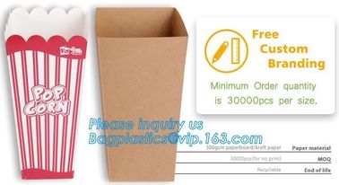 Quality-assured Professional Made Striped Popcorn Boxes,offset printing or flexo printing popcorn bucket/paper box pack supplier