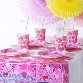 Plastic PVC Transparent Round Table Cover Cloth,party table cover plastic tablecloth,Heavy Duty Disposable Plastic Table supplier