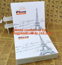 Customized kraft carton pizza packing box,8 Pizza Delivery Box Cartons Cheap Pizza Box Wholesale,Corrugated Pizza Box PA supplier