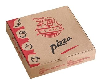 corrugated carton paper packaging pizza box,cheap wholesale custom logo printed pizza box,Environmental customized 16 in supplier