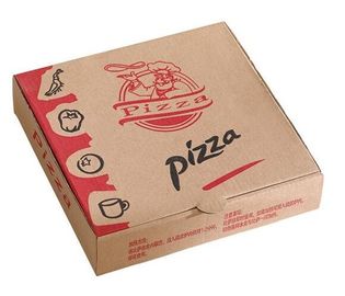 corrugated carton paper packaging pizza box,cheap wholesale custom logo printed pizza box,Environmental customized 16 in supplier