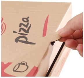 corrugated carton paper packaging pizza box,cheap wholesale custom logo printed pizza box,Environmental customized 16 in supplier