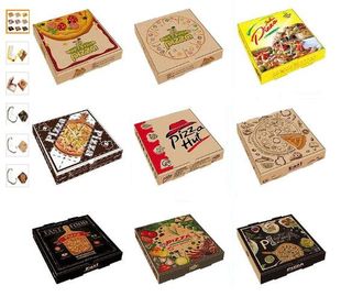 China Maker Wholesale Cheap Custom Black Printed Corrugated Carton 8 Inch Paper Pizza Box,Cheap brown paper pizza box supplier