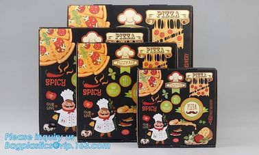 white kraft paper hamburger pizza salad fried chicken pasta box with handle custom design logo size colour best quality supplier