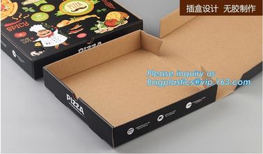 white kraft paper hamburger pizza salad fried chicken pasta box with handle custom design logo size colour best quality supplier