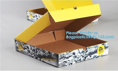 High quality fast food packaging boxes personalized pizza box,bulk rectangular pizza boxes,Food Grade Kraft Cardboard Pi supplier