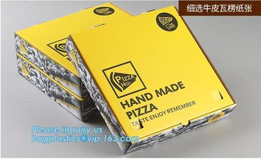 High quality fast food packaging boxes personalized pizza box,bulk rectangular pizza boxes,Food Grade Kraft Cardboard Pi supplier