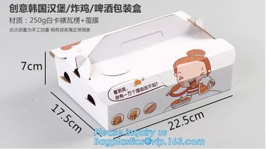 Hot Product Custom Printing Paper Cake Box ,High Quality Handle Pizza Boxes,Logo printed paper pizza packing box in chea supplier