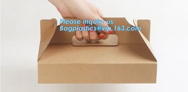 Hot Product Custom Printing Paper Cake Box ,High Quality Handle Pizza Boxes,Logo printed paper pizza packing box in chea supplier