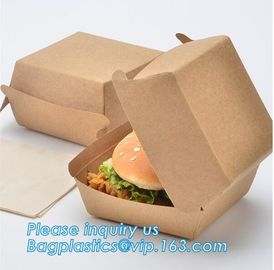 Custom,food grade and good printing shipping humberger box for sale,Paper bag for bread or cake or humberger bagease pac supplier