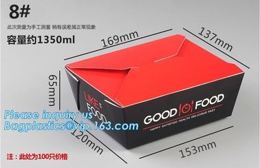 Custom Disposable Brown Food Packaging Container Kraft Paper Take Out Lunch Boxes,design disposable food takeaway kraft supplier