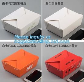 Custom Disposable Brown Food Packaging Container Kraft Paper Take Out Lunch Boxes,design disposable food takeaway kraft supplier