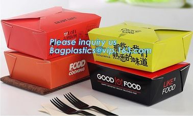 Custom Disposable Brown Food Packaging Container Kraft Paper Take Out Lunch Boxes,design disposable food takeaway kraft supplier