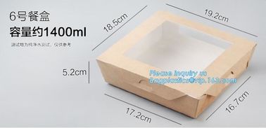 Custom Wholesale Recyclable Packaging Food Kraft Paper Lunch Corrugated Box,premium food box paper folding lunch box bro supplier