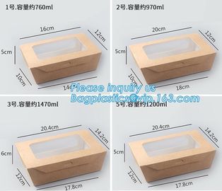 Custom Wholesale Recyclable Packaging Food Kraft Paper Lunch Corrugated Box,premium food box paper folding lunch box bro supplier