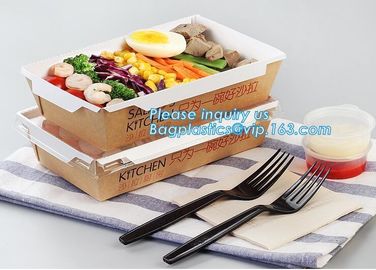 Custom sized disposable folding brown kraft paper food take out lunch boxes,Recycled Custom Lunch Food Kraft Paper Box,P supplier