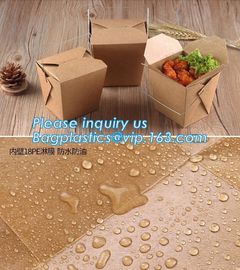 Disposable paper packaging take away lunch box_Wholesale fast food Kraft Paper Box_ custom logo print fast food packagin supplier