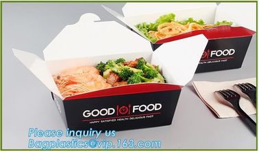 High Quality Disposable Food Grade Take Away Kraft Paper Lunch Box with Window M Size,paper box fast food box,food paper supplier