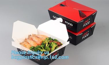 High Quality Disposable Food Grade Take Away Kraft Paper Lunch Box with Window M Size,paper box fast food box,food paper supplier