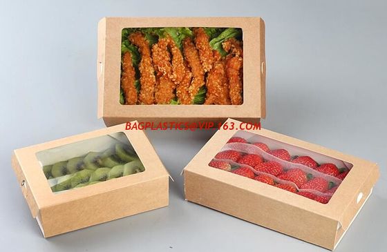 Wholesale disposable takeout food packaging kraft paper lunch box,recycle custom printed disposable quick kraft lunch pa supplier