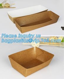 High Quality Eco-healthy Disposable Custom Printed Kraft Lunch Food Paper Box For Food,Food Paper Packaging Lunch Box supplier