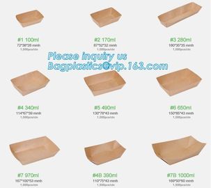 Kraft paper takeaway salad lunch box with customized size,disposable take away kraft paper lunch box/food container supplier