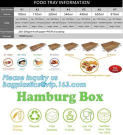 Wholesales custom rectangle die cut packaging lunch food kraft paper corrugated mailer box,Takeout Food Packaging Kraft supplier