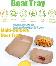 Take out Food Packing food containers Biodegradable Lunch Box Disposable Kraft Paper Box,brown kraft paper food box / Wh supplier