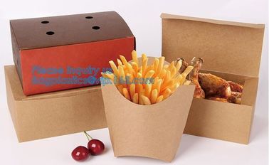 Disposable kraft paper lunch boxes, food grade paper boxes with logo,Disposable Food Kraft Paper Lunch Box bagplastics supplier