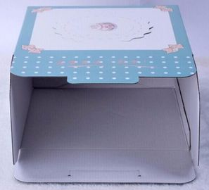 plain white 6" 8 "10" 12 "14" design your clear hard pet heavy cake box,Wholesale custom white cardboard cake box with w supplier