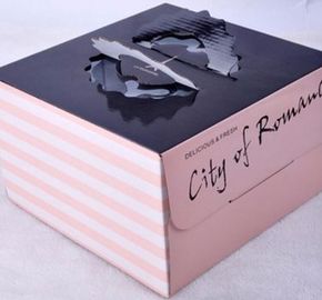 plain white 6" 8 "10" 12 "14" design your clear hard pet heavy cake box,Wholesale custom white cardboard cake box with w supplier