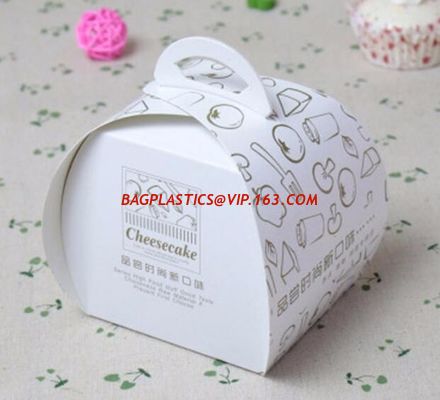 Cake Box Cake Packaging Container Food Paper Gift Box,Cheap Wholesale Custom Printed Matt Lamination Art Paper Cake Box supplier