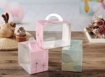 Cake Box Cake Packaging Container Food Paper Gift Box with Handle cardboard box,Cheap Customized Paper Cardboard Birthda supplier