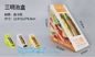 kraft paper sandwich box with window ,triangle sandwich box for packaging,Cardboard Box With Clear Window Burger Sandwic supplier