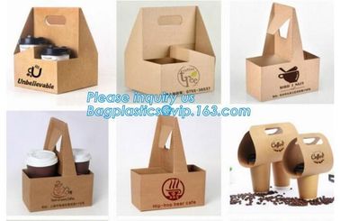 coffee paper cup carriers,Paper cup carrier for coffee shop cups take away packing paper board carriers, wine carrier, supplier