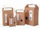 kraft rice packing bag,Custom logo rice bags stand up colorful printing kraft paper vacuum biodegradable food packaging supplier
