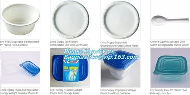 SUGARCANE CUP PLATE BOWL CONTAINER,PLA DISH TRAY, CULTERY, STRAW, ECO DINNERWARE BIO BAGASSE STARCH BAGPLASTICS BAGEASE supplier