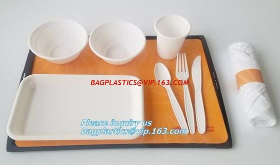 SUGARCANE BAGASSE PLA DINNERWARE BIO ECO TABLEWARE, CUP PLATE BOWL CONTAINER,PLA DISH TRAY, CULTERY BAGPLASTICS BAGEASE supplier