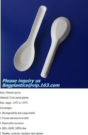 cornstarch biodegradable PLA eco plastic cutlery sets,Plastic spoon fork chopsticks Wheat Straw Reusable Camping Biodegr supplier