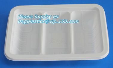 cornstarch eco Green 16oz Food Container Sugarcane Biodegradable Square Disposable Paper Salad Tray/Bowl bagplastics, pa supplier