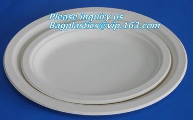 round eco friendly corn starch plates restaurant disposable plates,Safe product biodegradable salad plate biodegradable supplier