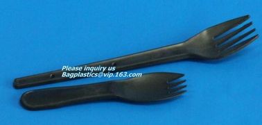 5.5 inch BPA FREE Spork Biodegradable Plastic PLA Fork Spoon Combination Corn Starch Compostable Disposable bagplastics supplier