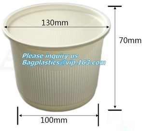 100% Biodegradable Sugarcane Cup Bagasse Cup Paper Cup,Compostable Disposable Sugarcane Bagasse Cups 8oz corn starch pac supplier