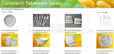 Eco Biodegradable Disposable Sugarcane Bagasse Food Container,Customize biodegradable corn starch plastic food storage c supplier