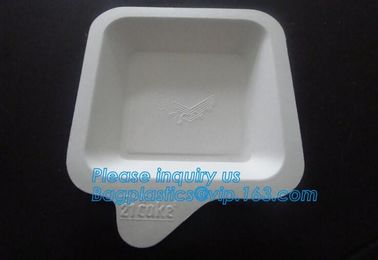 7 inch Pretty Food Grade Eco Biodegradable Tableware Disposable Corn Starch Plate,corn starch disposable plastic plates/ supplier